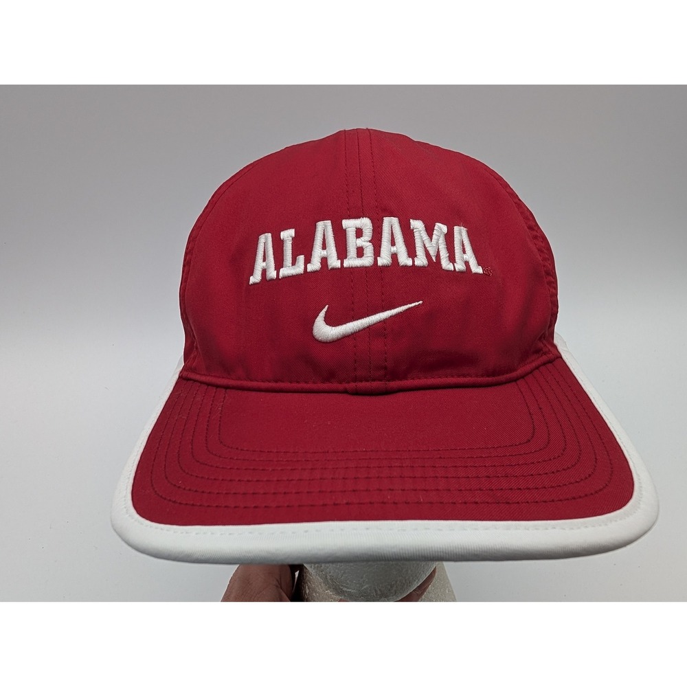 Nike Alabama Crimson Tide On-Field Club Cap Red White Dri-FIT Hat IF4223-613 M/L